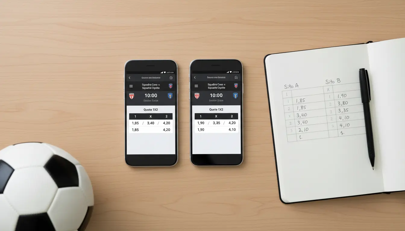 Comparazione quote calcio: strumenti e metodi per trovare le quote migliori