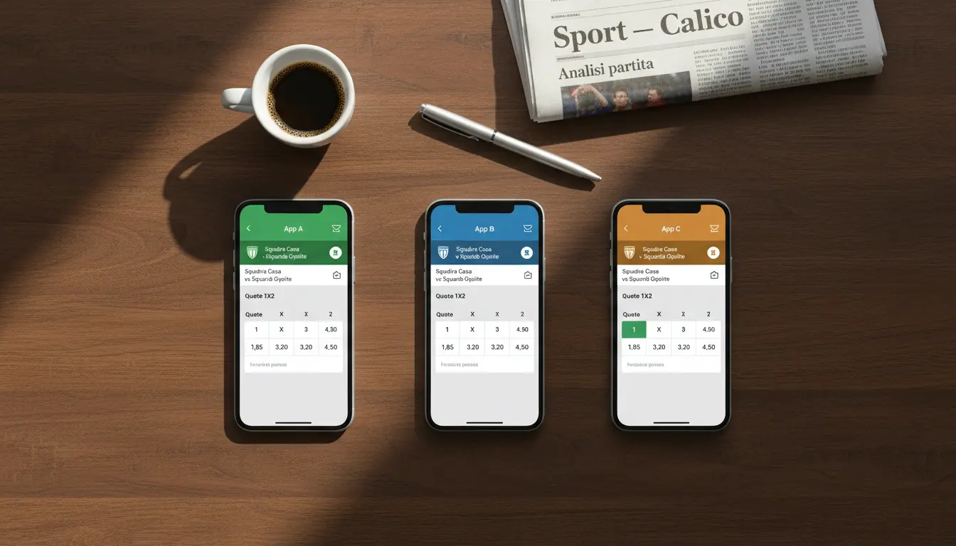 Migliori app scommesse calcio: confronto funzionalità e user experience