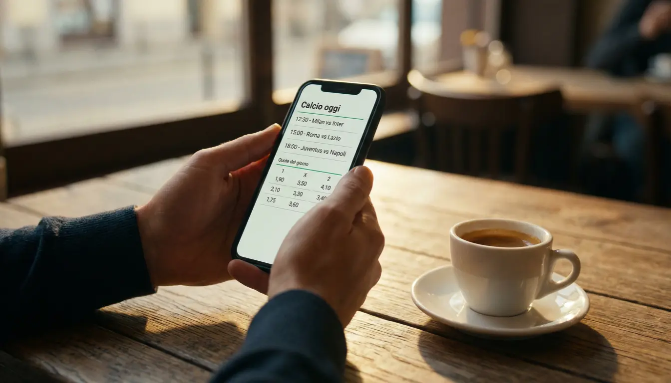 Scommesse calcio oggi: come trovare le migliori quote e analizzare le partite del giorno