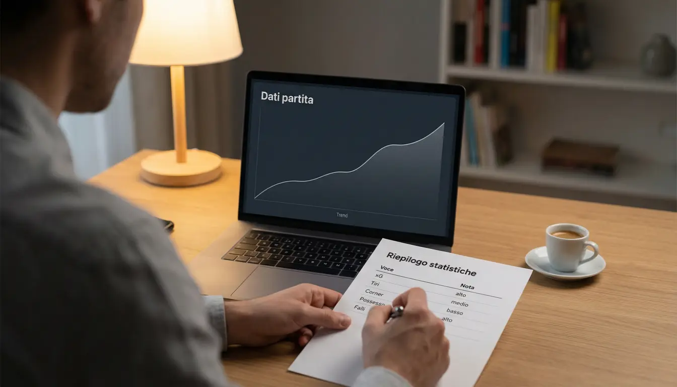 Statistiche calcio per scommesse: siti, dati e come utilizzarli per analizzare le partite